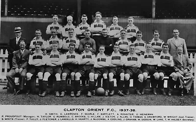 £3.50 • Buy Clapton Orient Football Team Photo>1937-38 Season